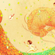 Art for the latest Steam sale shows a child running up the back of a magical creature made of discounts.